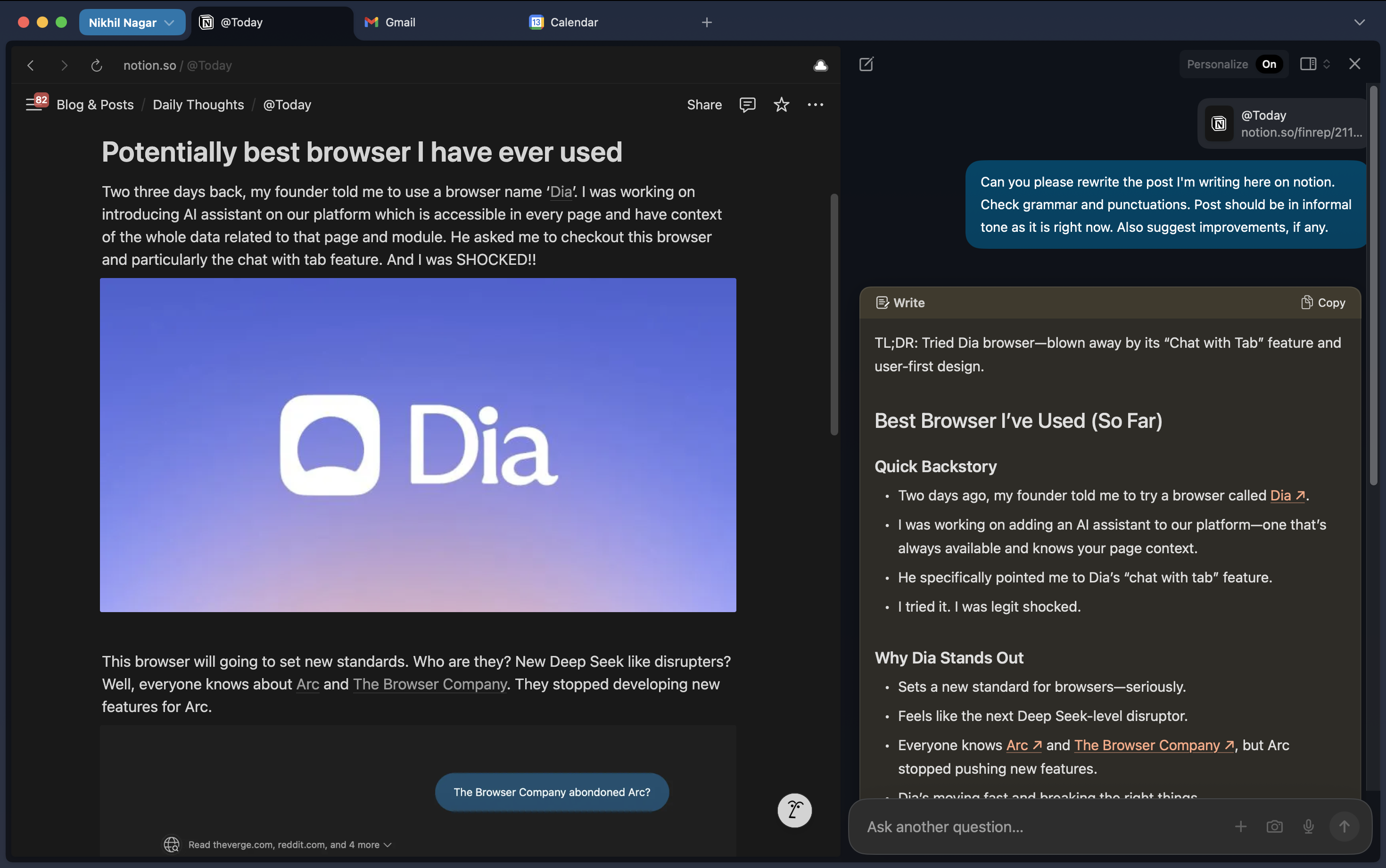 Dia Browser